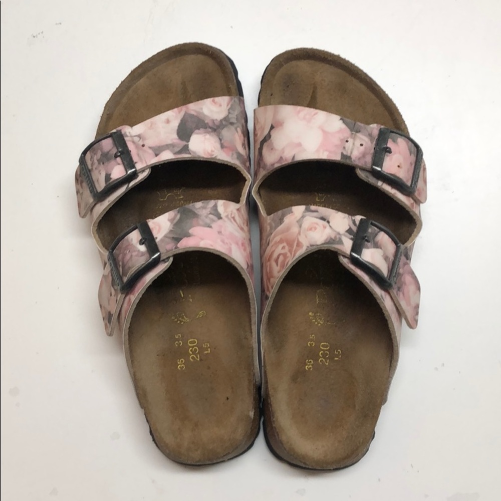 Birkenstock Papillio floral print Arizona sandals
